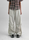Folk String Nylon Banding Pants
