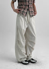 Folk String Nylon Banding Pants