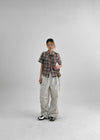 Folk String Nylon Banding Pants