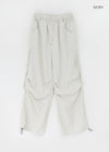 Folk String Nylon Banding Pants