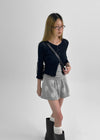 [MADE] Plizé Linen Frill Knit Cardigan