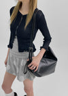 Kimber Double Strap Leather Crossbody Bag