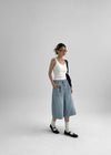 Dupong Lace Strap Sleeveless Top (Built-in Cap)