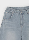 Robka Stripe Bermuda Denim Pants
