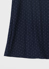 [MADE] Lapel Dot Sleeveless Long Dress