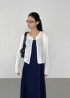 Elzip Summer Round Knit Cardigan