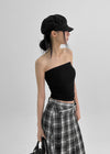 Pongpon Banding Tube Top (Built-in Cap)