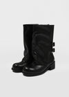 Decent Buckle Folding Mid Boots