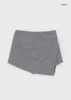 Rangtoon Banding Slit Mini Skirt Pants