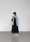 Keungnut Summer Stripe Sheer Oversized Shirt