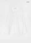 Keungnut Summer Stripe Sheer Oversized Shirt