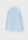 Keungnut Summer Stripe Sheer Oversized Shirt