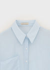 Keungnut Summer Stripe Sheer Oversized Shirt