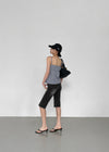 Temson Seamline Denim Capri Pants