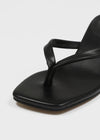 Labeton Leather Thong Mules