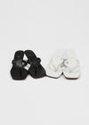 Labeton Leather Thong Mules