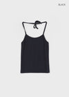 Creme Strap Halter Sleeveless Top
