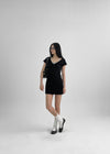 [MADE] Poca Henley-Neck Mini Dress