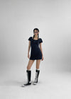 [MADE] Poca Henley-Neck Mini Dress