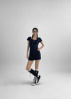 [MADE] Poca Henley-Neck Mini Dress