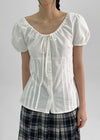 Shagg Ribbon Puff Blouse