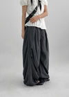 (UNISEX) Jubel Track Pintuck Nylon String Pants
