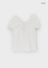 Shagg Ribbon Puff Blouse