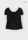 Shagg Ribbon Puff Blouse
