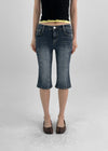 Temson Seamline Denim Capri Pants
