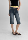 Temson Seamline Denim Capri Pants
