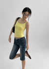 Waddu Basic Slim Sleeveless Top