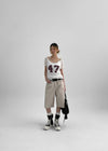 Twotumble Number U-Neck Short Sleeve Tee