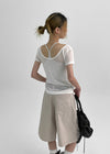 Twotumble Number U-Neck Short Sleeve Tee