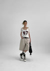 Twotumble Number U-Neck Short Sleeve Tee