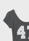 Twotumble Number U-Neck Short Sleeve Tee