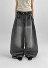 Cuping Layered Double Eyelet Belt