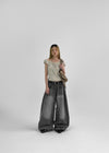 Cuping Layered Double Eyelet Belt
