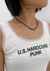 Eturned Beads Layered Necklace