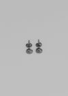 Tuber Mini Heart Silver Earrings
