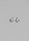 (SILVER 925) Durine Minimal Silver Hoop Earrings