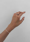 Toudel Silver 3-Piece Layered Ring Set