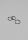 Toudel Silver 3-Piece Layered Ring Set