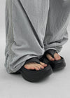 Domoko Platform Thong Sandals