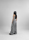 (UNISEX) Jubel Track Pintuck Nylon String Pants
