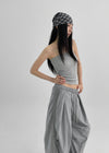 Tochia Chiffon Check Scarf