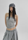 Tochia Chiffon Check Scarf