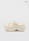 Domoko Platform Thong Sandals