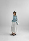 Blangt Wrap Nylon Long Skirt
