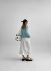 Blangt Wrap Nylon Long Skirt