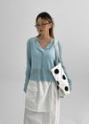 Elzip Summer Round Knit Cardigan